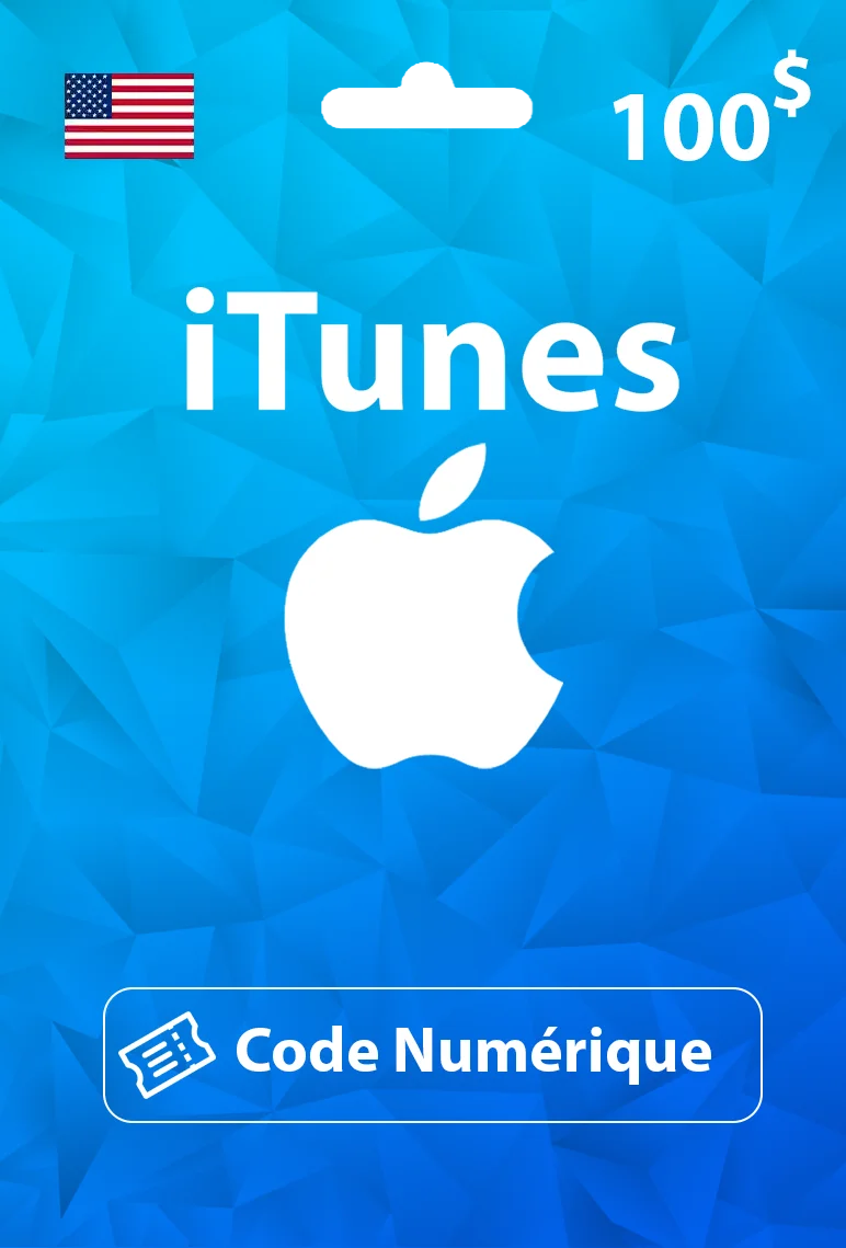 Carte Cadeau Apple Store & iTunes 100$ USA