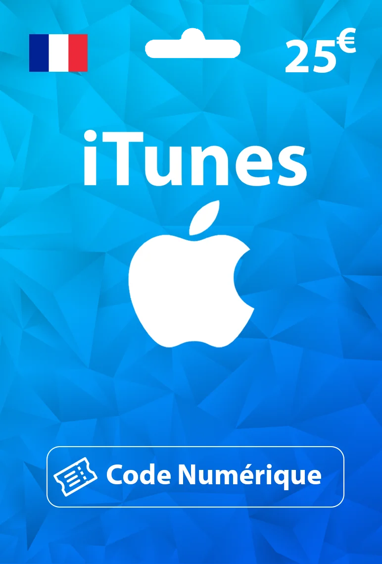 Carte Cadeau Apple Store & iTunes 25€ FR