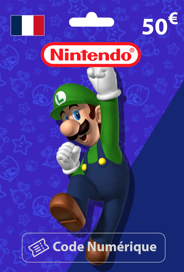 Carte Nintendo eShop 50€ (FR)