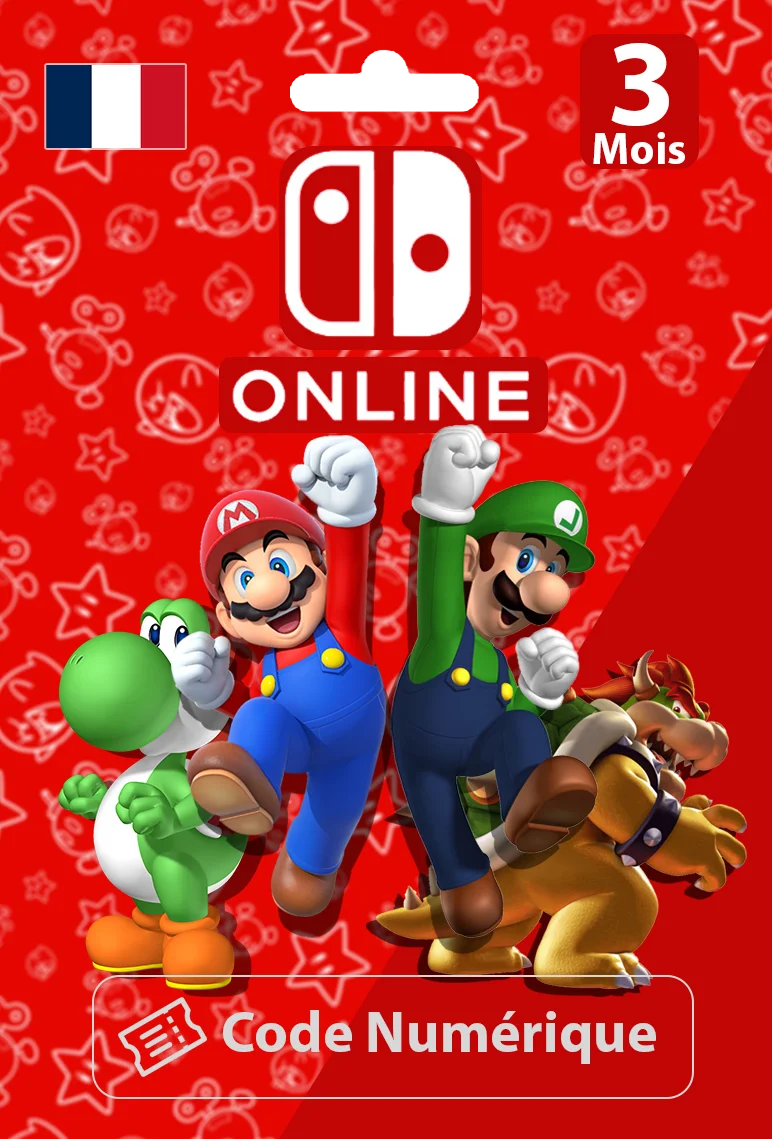 Nintendo Switch Online – Abonnement 3 Mois (FR)