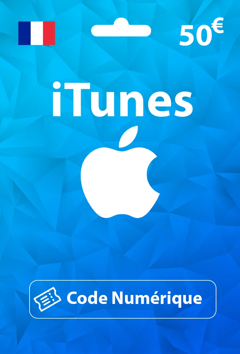 Carte Cadeau Apple Store & iTunes 50€ France