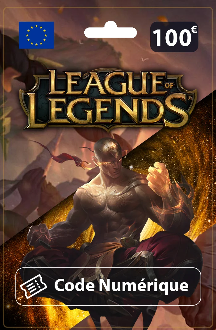 Carte Cadeau League of Legends 100€ — Riot Points EU