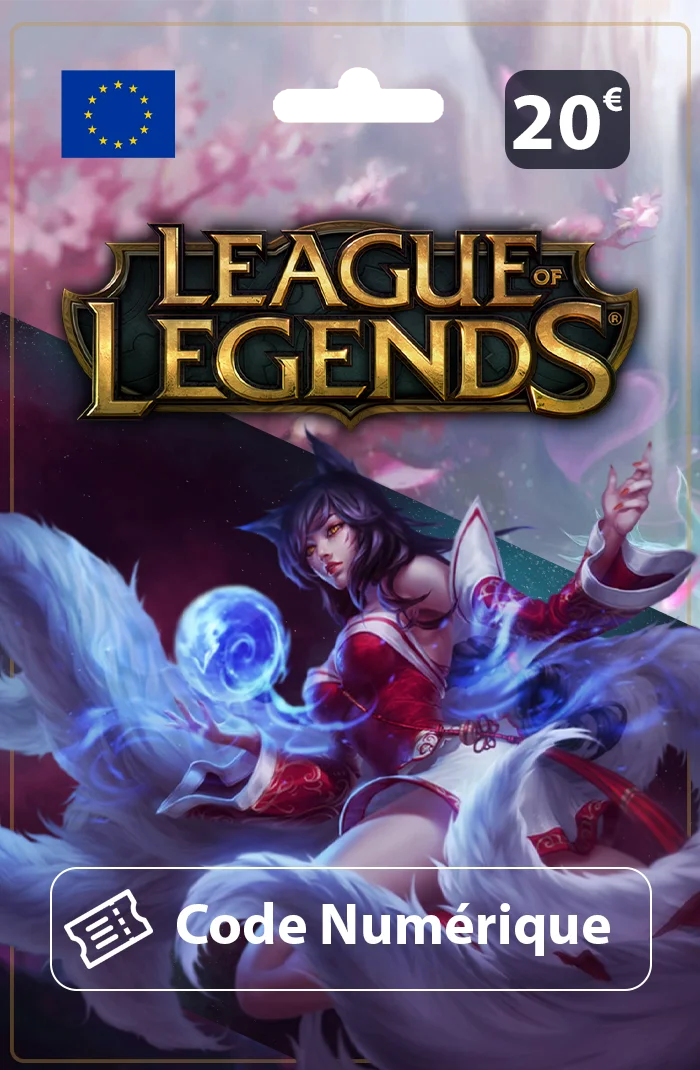 Carte Cadeau League of Legends 20€ — Riot Points EU