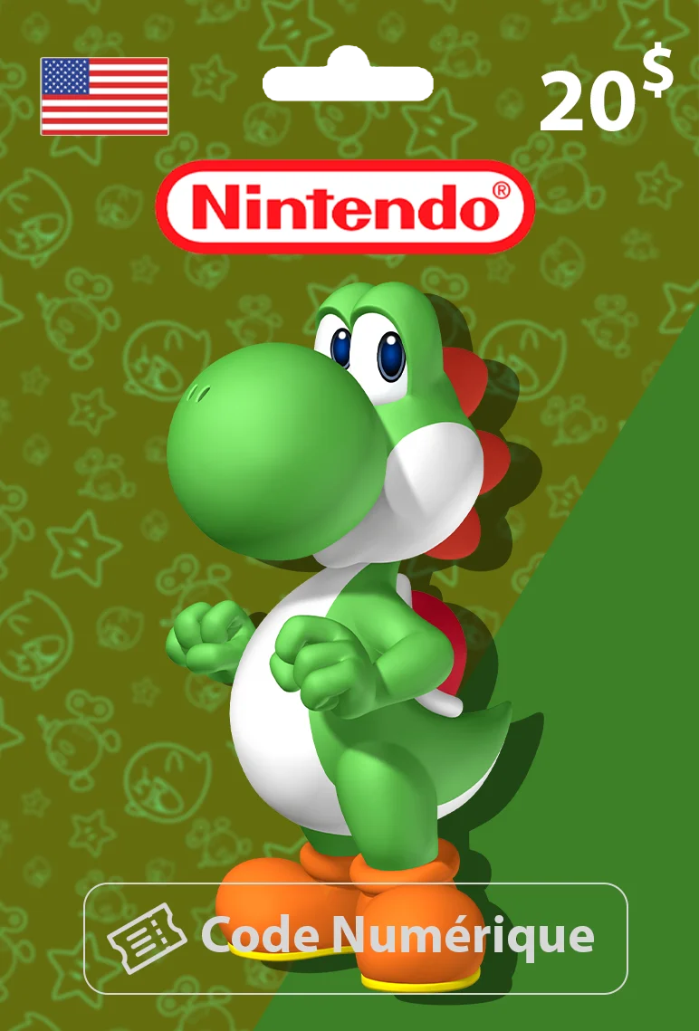 Carte Nintendo eShop 20$ USA