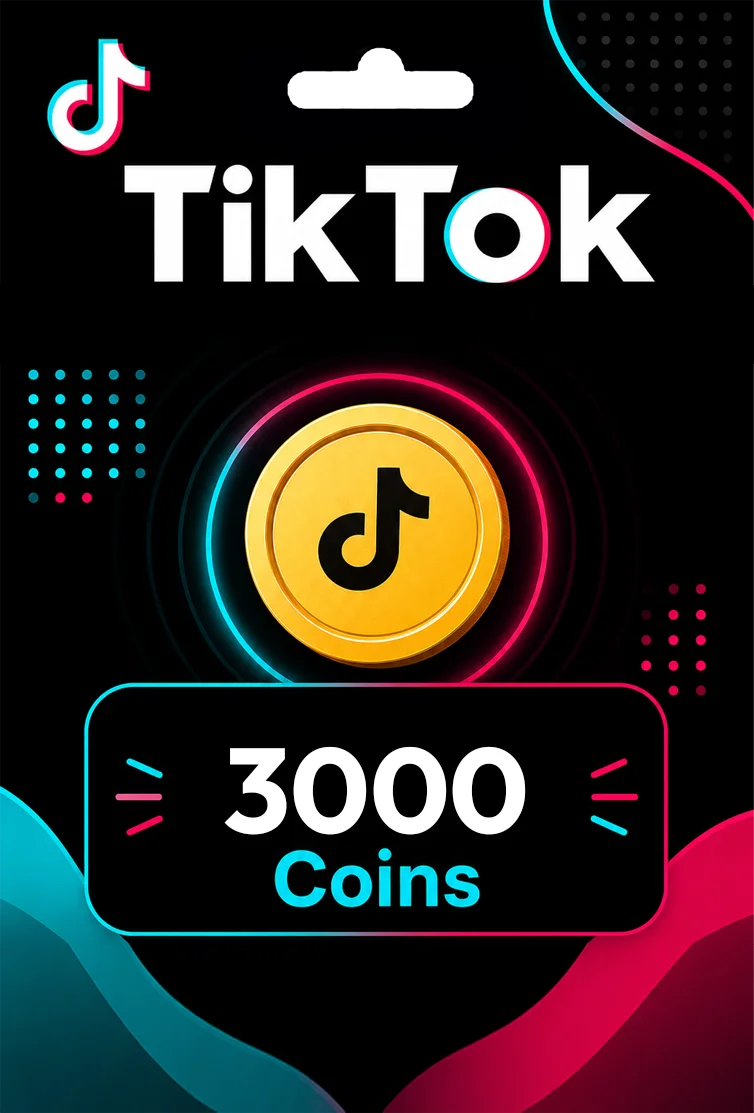 Recharge TikTok 3000 Coins