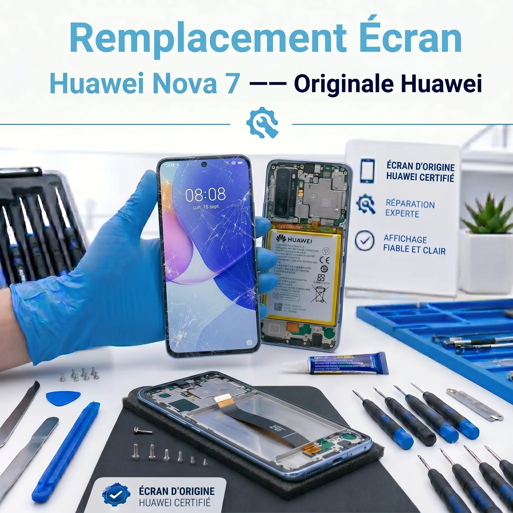 Remplacement Écran Huawei Nova 7 — Originale Huawei