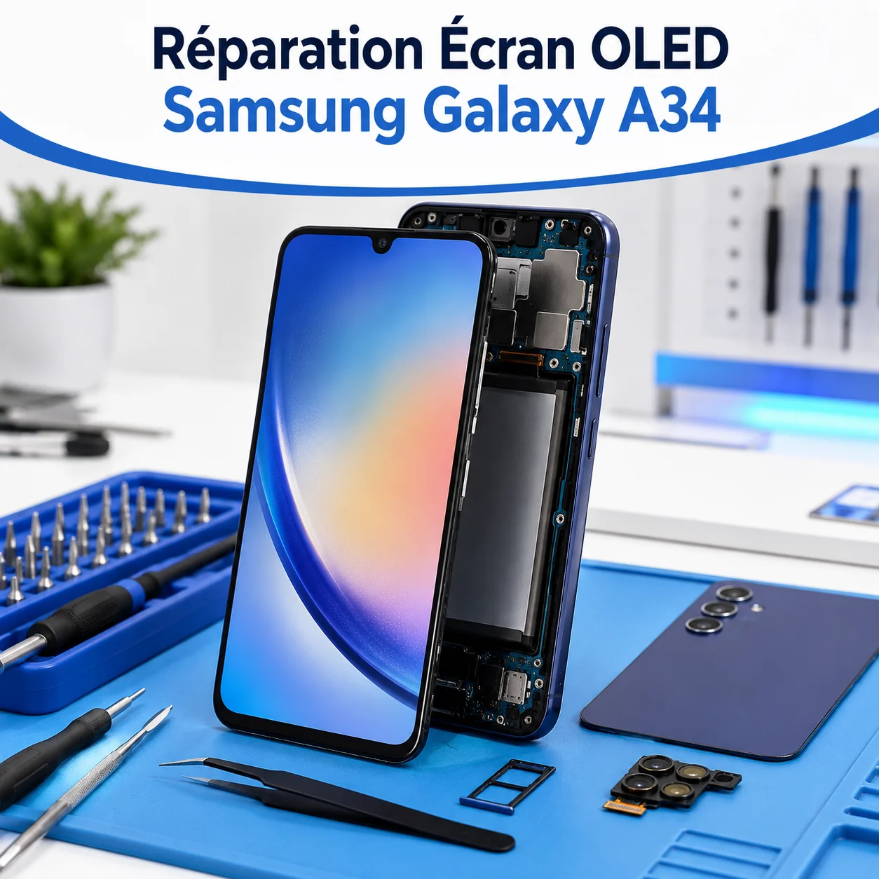 Réparation Écran OLED Premium Samsung Galaxy A34